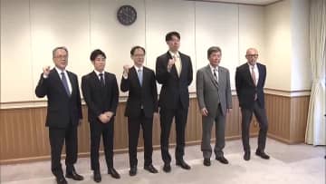 「日本記録更新を目指して」水泳 世界選手権出場の渡辺・田中選手が知事を表敬訪問　大分