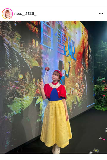 辻希美の長女・希空、白雪姫のコスプレ姿披露　「めっちゃ可愛い！！！」と反響