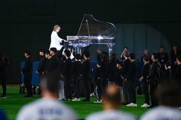 YOSHIKIがメジャー開幕戦で国歌演奏に登場　大谷＆由伸とは昨季LAで対面、朗希とも東京Dで交流