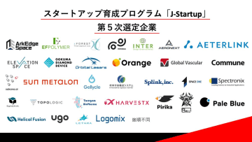 「J-Startup」第5次選定の31社が発表–8社が宇宙スタートアップ