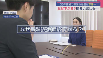 30年連続で新潟の地価は下落･･･なぜ下がる？全国の地価が公表【新潟】