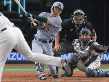 阪神逆転勝利の口火切った！同点2点適時三塁打がチーム27イニングぶりの適時打！前川右京/森下翔太との開幕スタメン争いで猛アピールした俊足好打者とは！？