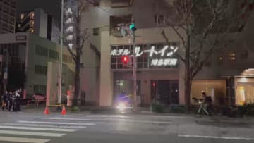 「子供が転落したかも･･･」頭から血を流す４歳男児が路上で見つかり死亡確認　父親が寝かしつけて外出している間にホテルから転落か　福岡市博多区